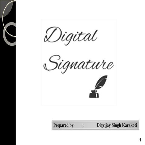 Digital signature