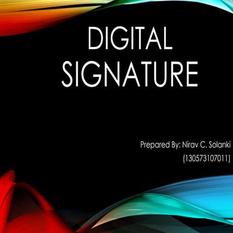 Digital signature