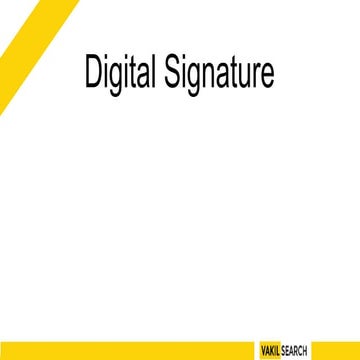 Digital Signature 