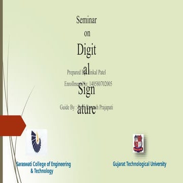 INTRDUCTION OF DIGITAL SIGNATURE IN CRYPTOGRAPHY