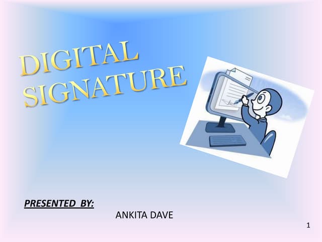 Digital signature 2