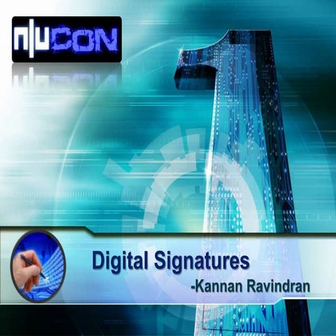 Digital signatures