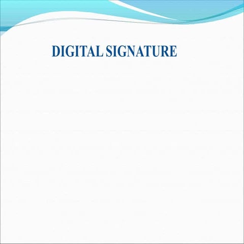 Digital signturue