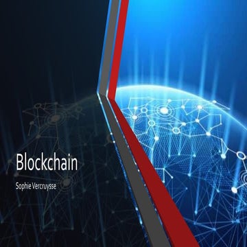 Blockchain by Sophie Vercruysse