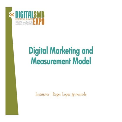 Digital smb digital measurement model