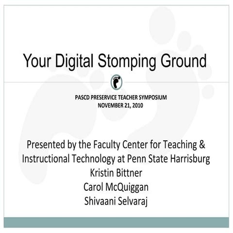 Digital stomping ground