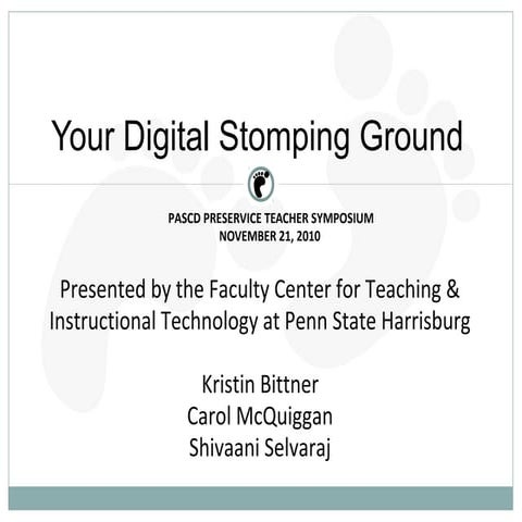 Your Digital Stomping Ground
