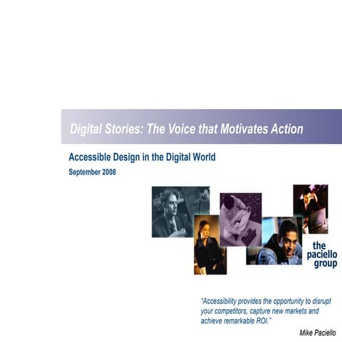 Digital Stories: The Voice that Motivates Action