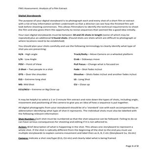 Digital storyboards guide