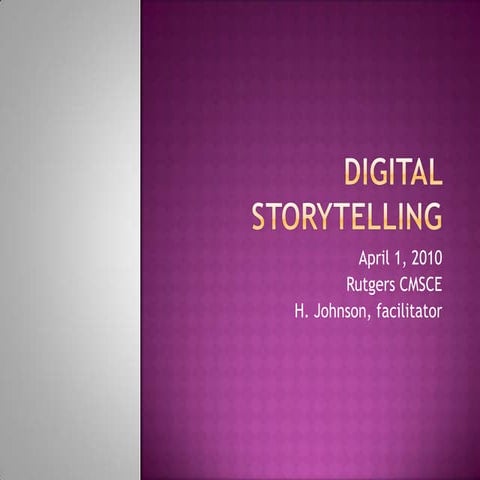 Digitalstorytelling