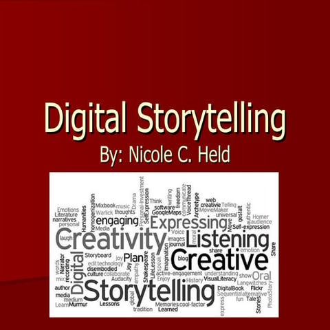 Digital storytelling