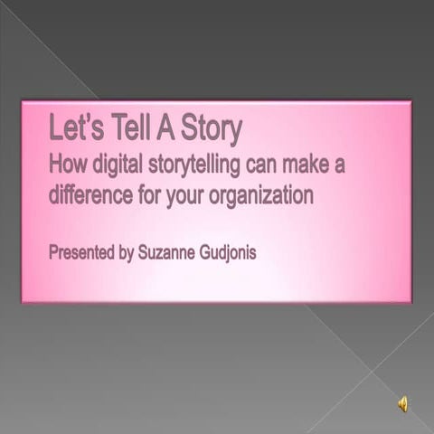 A New Framework for Digital Storytelling | PDF