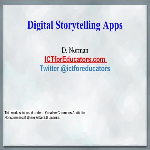 Digiital Story Telling Apps