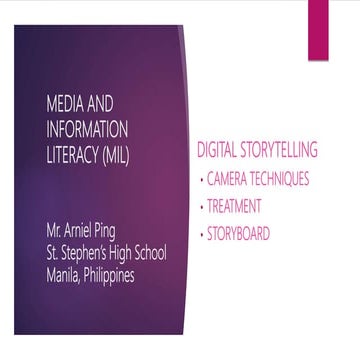 Media and Information Literacy (MIL) - 6. Media and Information Languages (Pa...
