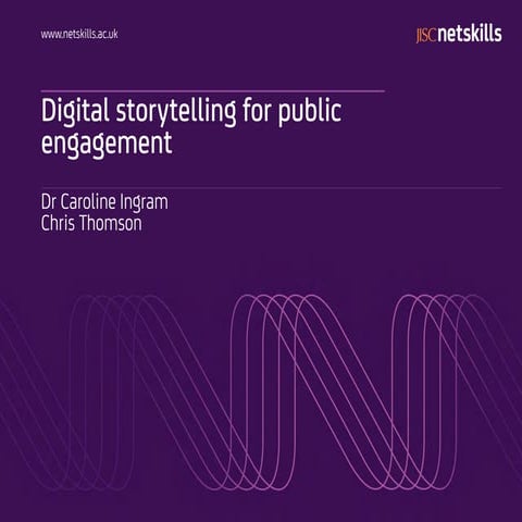 Digital storytelling for public engagement