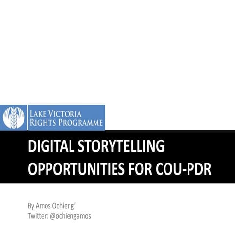 Digital storytelling opportunities, Documentation tips