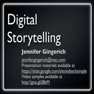Digital Storytelling