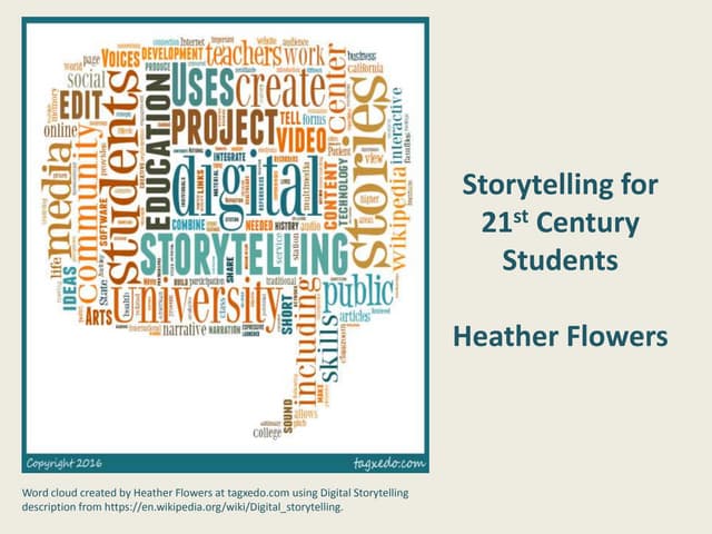 Storytelling for 21st Century Students