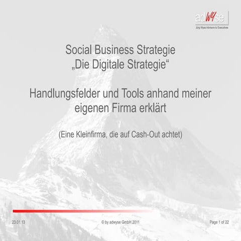 Digitale Strategie eines kleinen Social Business