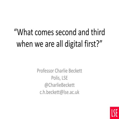 Digital strategies March 14