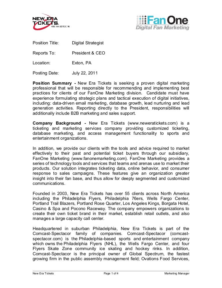 digital strategist job description marketing strategist job description