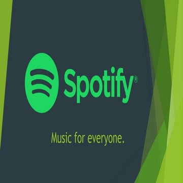 Digital strategy for spotify