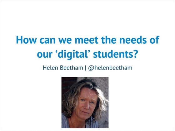 Digital students slideshare version