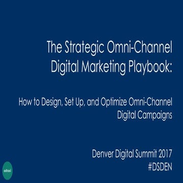 Brian Kroll - The Strategic Omni-Channel Digital Marketing Playbook 