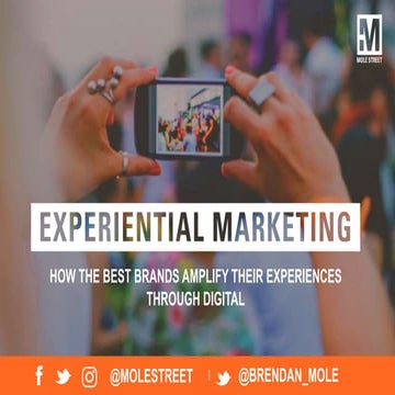 Brendan Walsh - Experiential Marketing: How the Best Brands Amplify Their Liv...