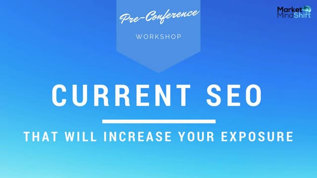  Mindy Weinstein	 - Precon - Current Search Strategies That Will Increase You...