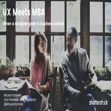 McLean Donnelly - Design & Business: A New Model of Product Strategy 