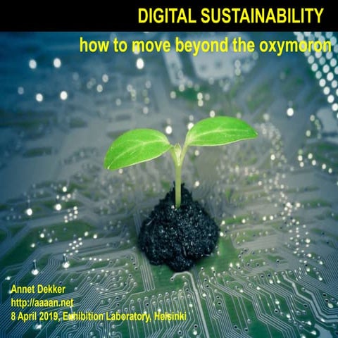 Digital sustainability 2019