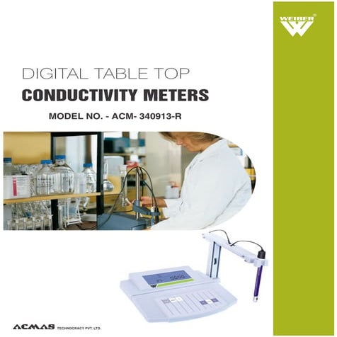 Digital Table Top Conductivity Meters by ACMAS Technologies Pvt Ltd.