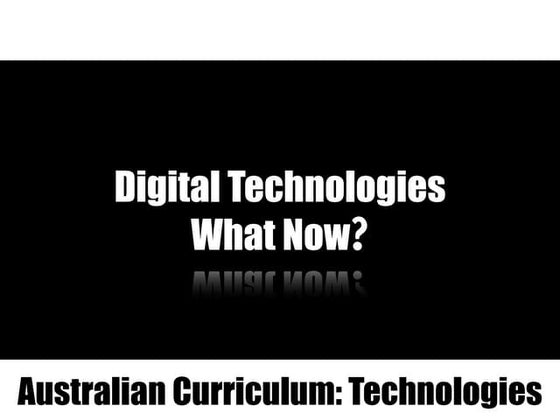Digital technologies 2015 eq workshop
