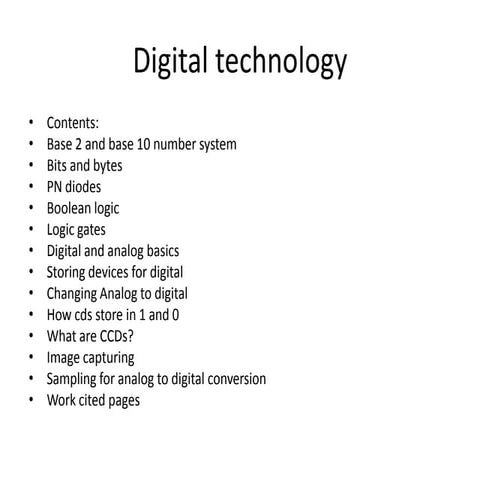 Digital Technology