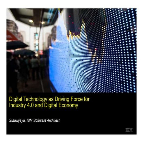 Digital technology as driving force for industry 4.0 and digital ...