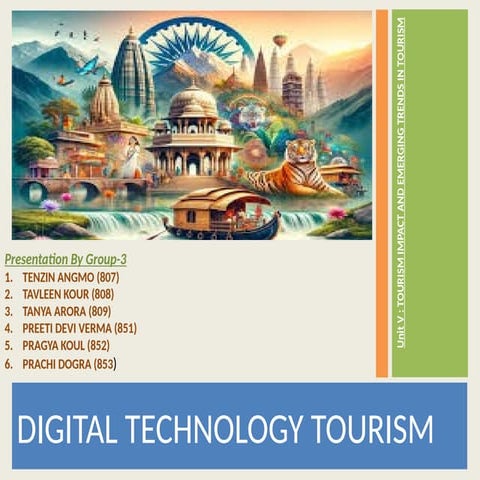 Digital Technology Tourism Pptx