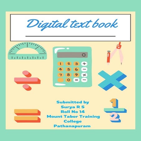 Digital text Mathematics Factorisation BEd