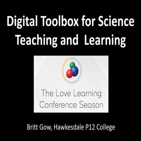 Digital toolbox for Teaching and Learning Science