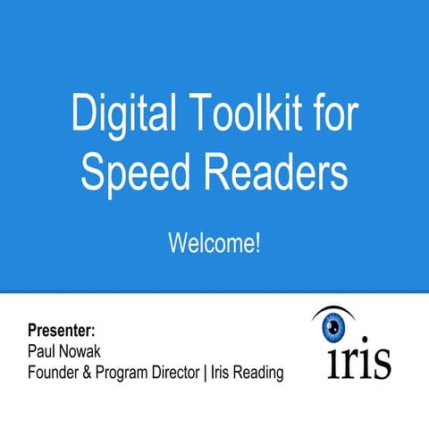 Speed reading | PDF