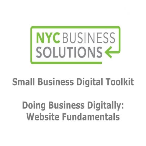 Digital Toolkit Website Fundamentals