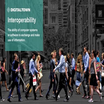 DigitalTown Interoperability for Cities