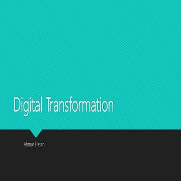 Digital transformation