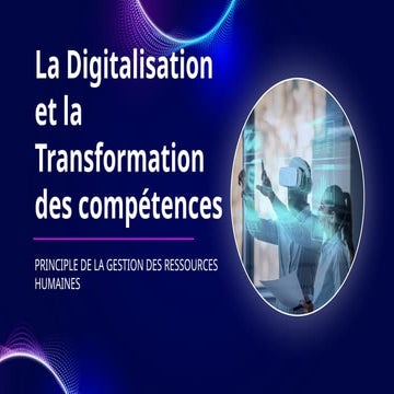 La DigitalIsation et la Transformation des compétences.pptx