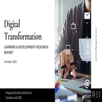 Digital Transformation - Learning & Development Research Report - October 2020