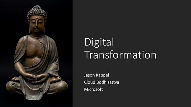 Microsoft: Digital Transformation Slides