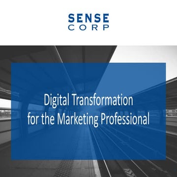 Digital Transformation and the Marketing Professional