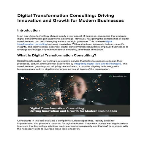 Digital Transformation Consulting_ Driving Innovation and Growth for Modern B...