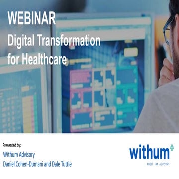 Webinar: Digital Transformation for Healthcare