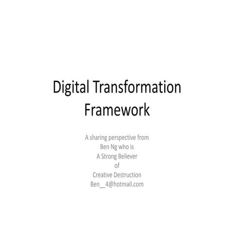 Digital transformation framework ss